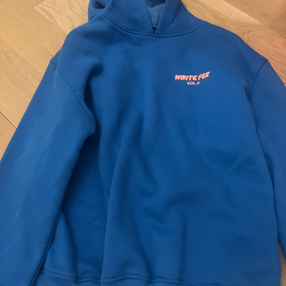White Fox Boutique Blue Hoodie